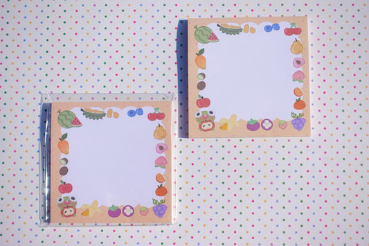 FeeFee & Fruits Sticky Notes