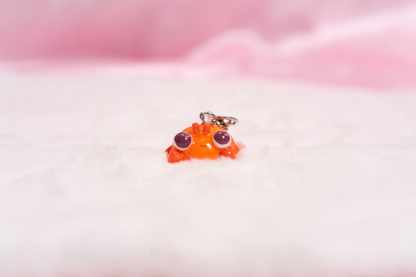 JUNO Orange Crab Keychain