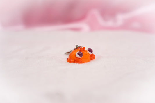 JUNO Orange Crab Keychain