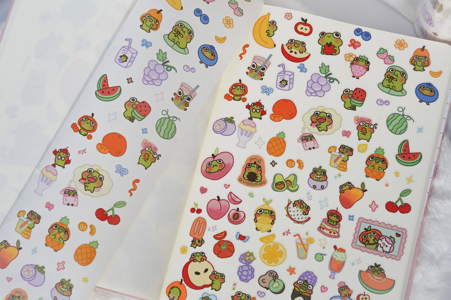 Fruity FeeFee Sticker Roll