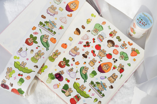 Veggie BonBon Sticker Roll