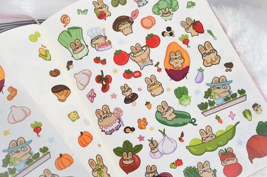 Veggie BonBon Sticker Roll