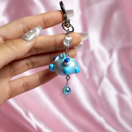 NIXIE Blue Crab Keychain