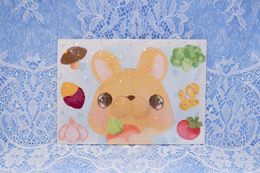BonBon loves Veggies - A6 Print