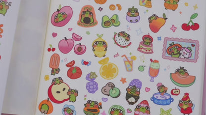 Fruity FeeFee Sticker Roll