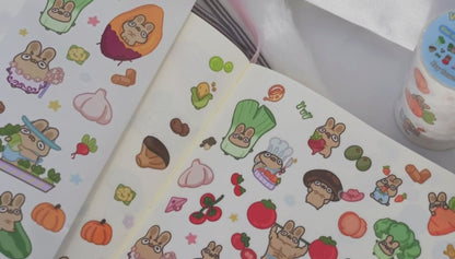 Veggie BonBon Sticker Roll