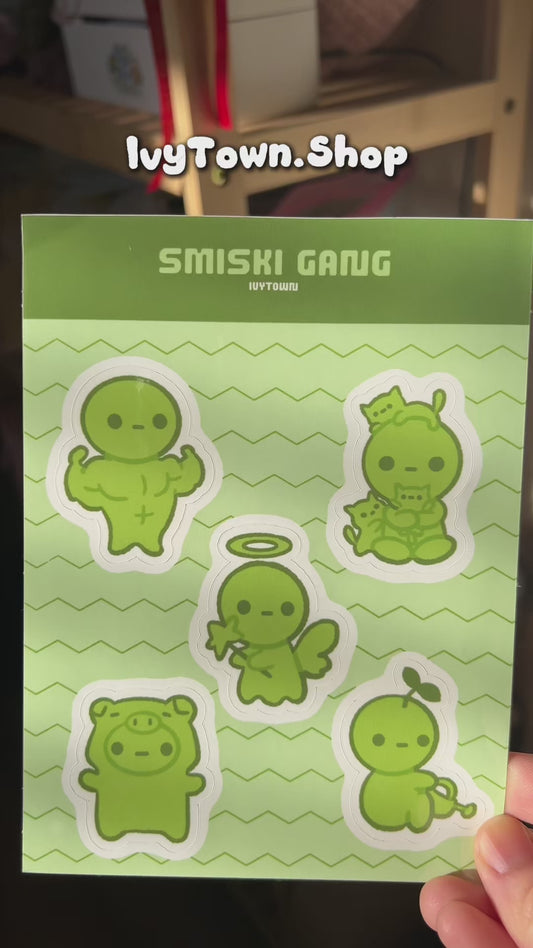 Smiski Sticker Sheet